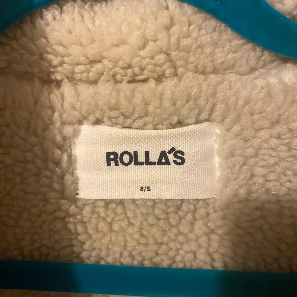 Rollas denim Sherpa coat size small - Picture 5 of 8